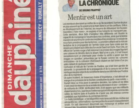 Quand le Dauphiné libéré se croit malin