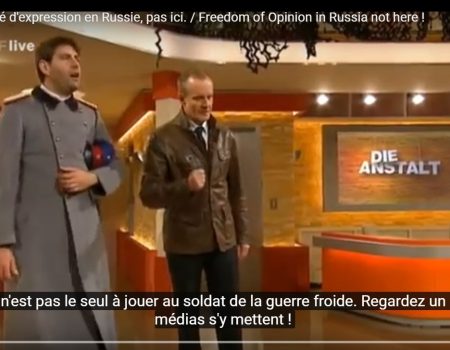 Pour la liberté d’expression en Russie, pas ici. / Freedom of Opinion in Russia not here !