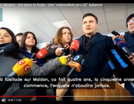 Le témoignage accablant de Nadejda Savchenko sur les snipers du Maidan