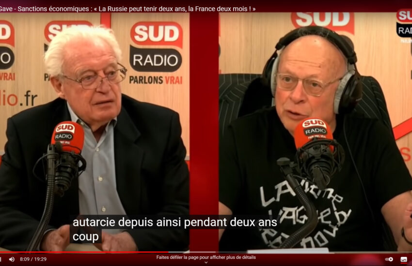 « La Russie peut tenir deux ans, la France deux mois ! »