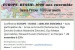Europe-Russie : 1000 ans ensemble pour le meilleur et pour le pire